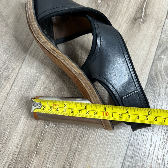 CÉLINE PARIS Leather Sling Back Sandals EU 38.5 - Picture 16 of 16